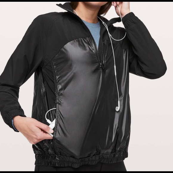 lululemon All Roads 1/2 Zip Black Size 6 NWT - Picture 2 of 11